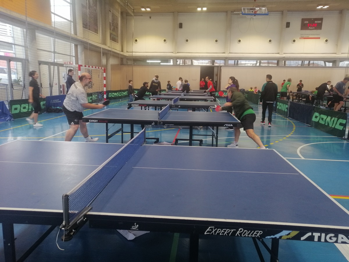 Éxito absoluto del "4 horas de tenis de mesa en Larrabide", celebrado el 26 de diciembre